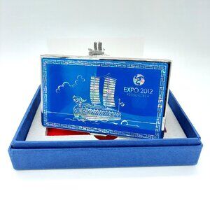 Vintage - Korean metal card case - Yeosu Expo 2012